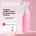 Female private parts cleaning device with dual nozzle and storage bag, pink 400ml