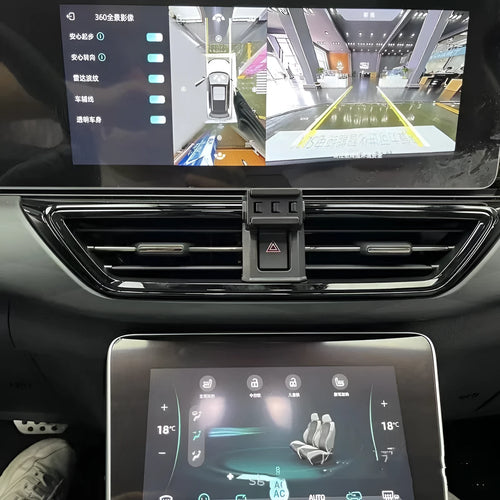 GOODWAY car mobile phone holder with 360-degree rotation mounted on dashboard