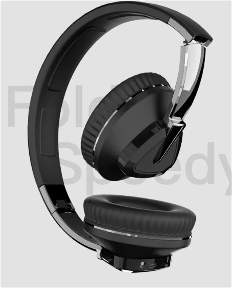 H3 wireless stereo headset with over-ear design in black colour showing ear cups and adjustable headband