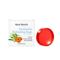 Skin soothing soap bar with persimmon extract and green tea oil – 100g gentle cleansing bar