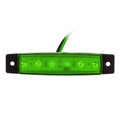 Compact rectangular PVC LED trailer side marker light in choice of five colours.