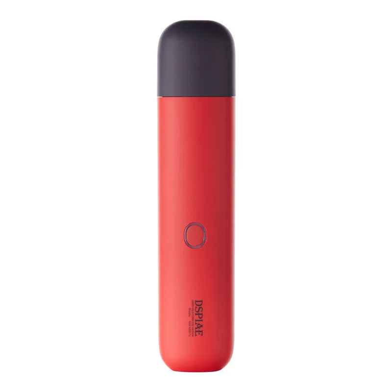 Portable desktop vacuum cleaner with metal and plastic body for dust and debris in cars and keyboards