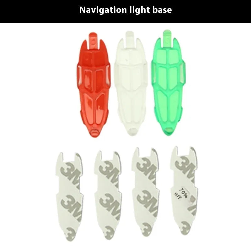 V3 wireless navigation lights for RC models with waterproof construction and multiple colour options