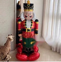 Aluminium foil Christmas balloon arrangement in a character design, available in sizes from 91cm to 159cm