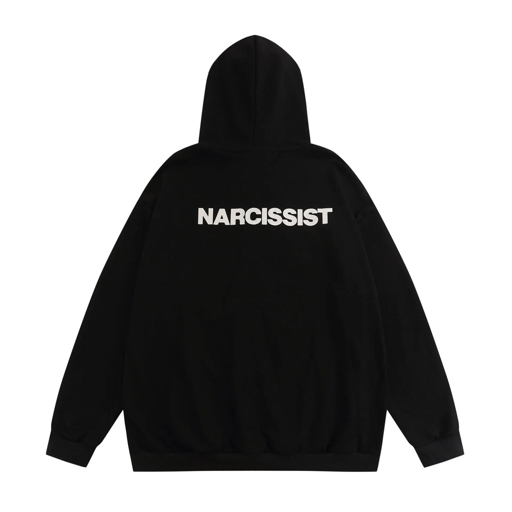 Hip Hop XINGX printed cotton hoodie for men, letters pattern, long sleeve, non-iron, in black colour