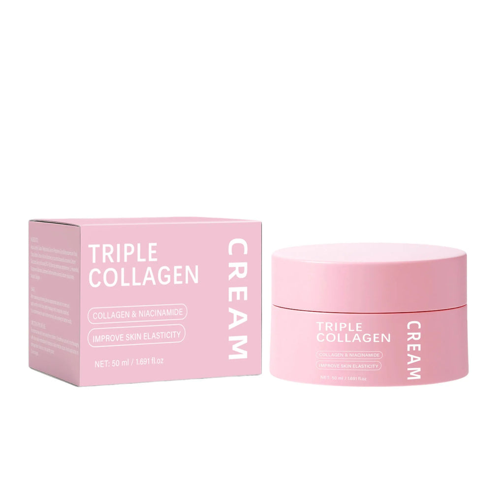 Triple Collagen Egg White Icing face cream 50ml neutral package front view