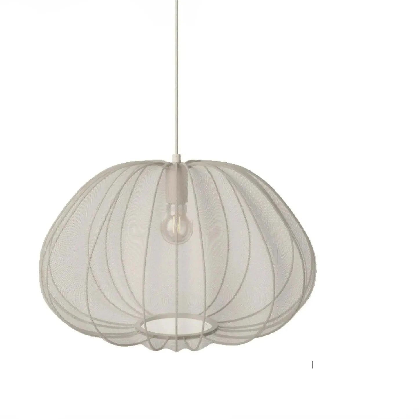 Japanese style branch ceiling lamp in white and grey-blue variants with three colour LED lighting