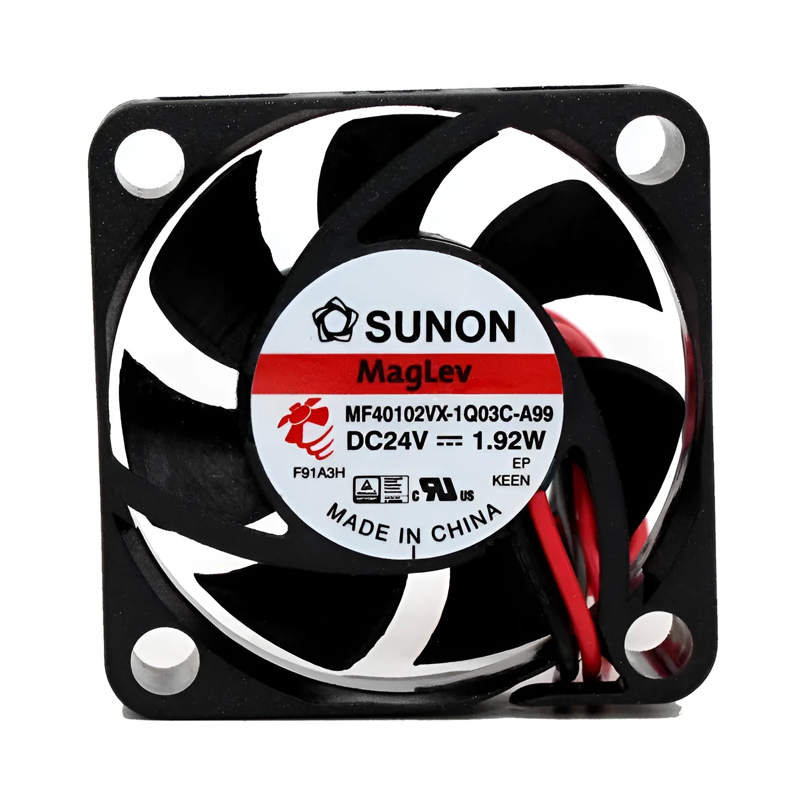 24V DC cooling fan 4 cm model MF40102VX-1Q03C-A99 large air volume style A