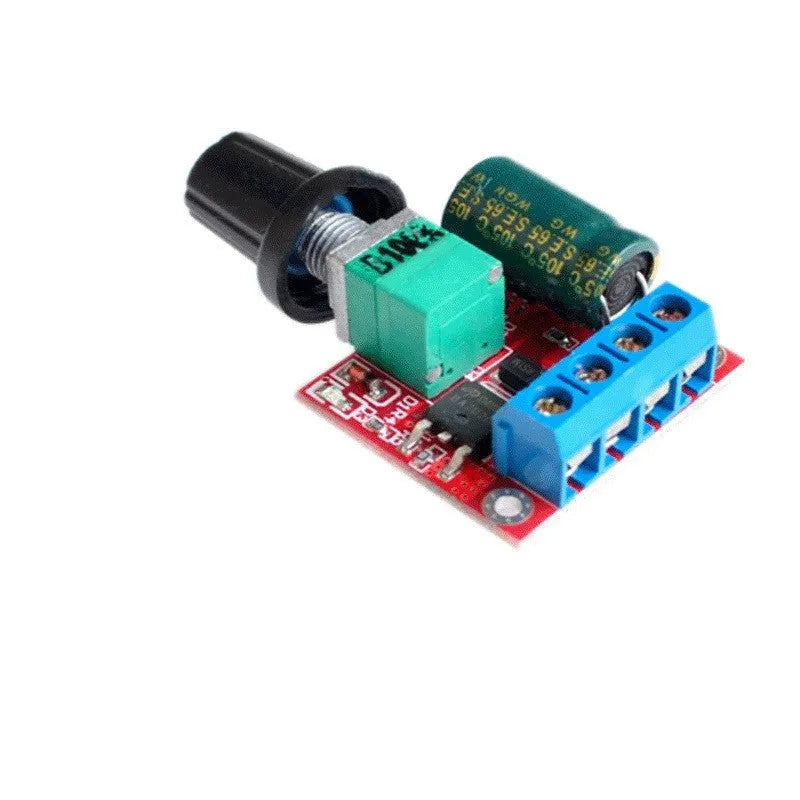 PWM DC motor speed controller module with adjustment knob for 4.5V-35V operation