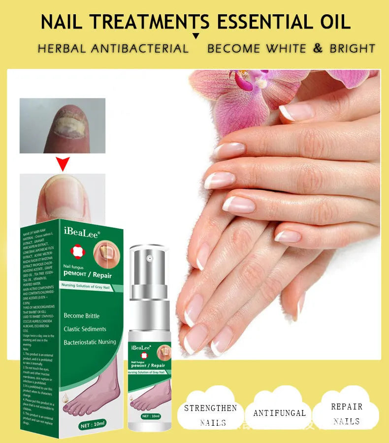 Jiagou 10ml whitening nail antimicrobial foot treatment liquid bottle