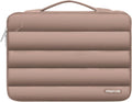 Velvet laptop bag with plaid pattern in multiple colours showing 13.3 and 15.4 inch size options