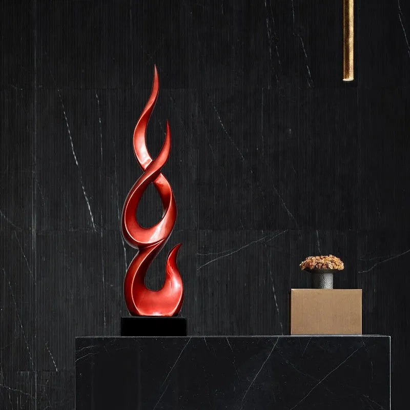 Handmade high-rise resin festival decoration ornament in bright gold colour