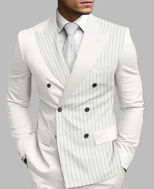 Men's printed split suit jacket, long sleeve, straight hem, polyester lining, available in multiple colours