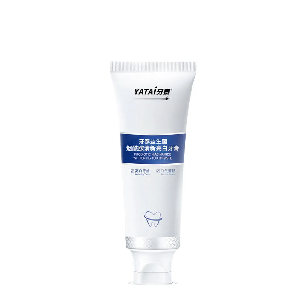 Probiotics Nicotinamide Whitening Toothpaste 100g tube with mint flavour for general oral care