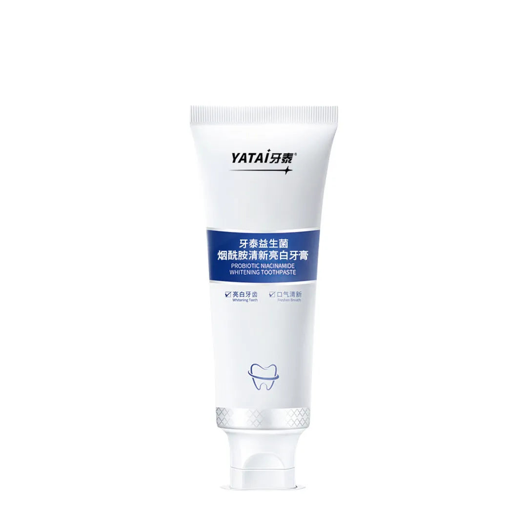 Probiotics Nicotinamide Whitening Toothpaste 100g tube with mint flavour for general oral care