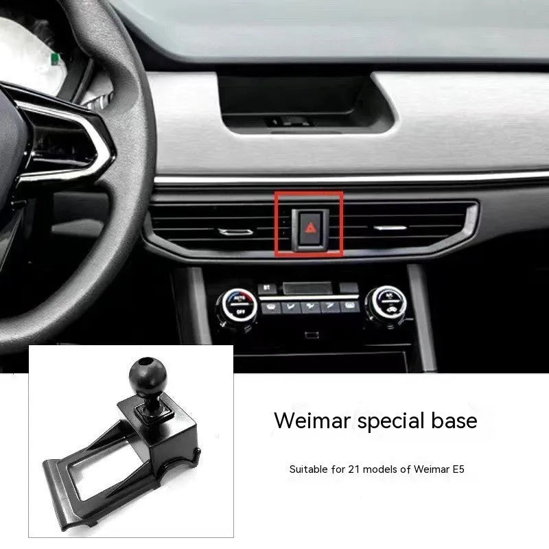 GOODWAY car dashboard mobile phone holder with 360-degree rotating bracket on vehicle dashboard