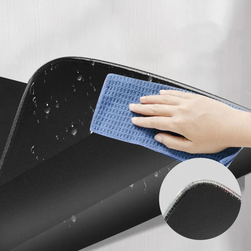 Wireless charging RGB luminous mouse pad, 300x800x4mm, rubber and cloth, 10W charging, with data cable and colour box