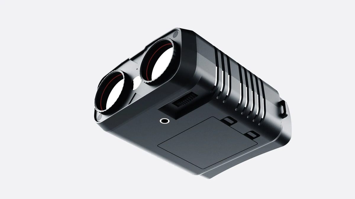 Night vision binocular Model N009 with large screen and WiFi function on a dark background