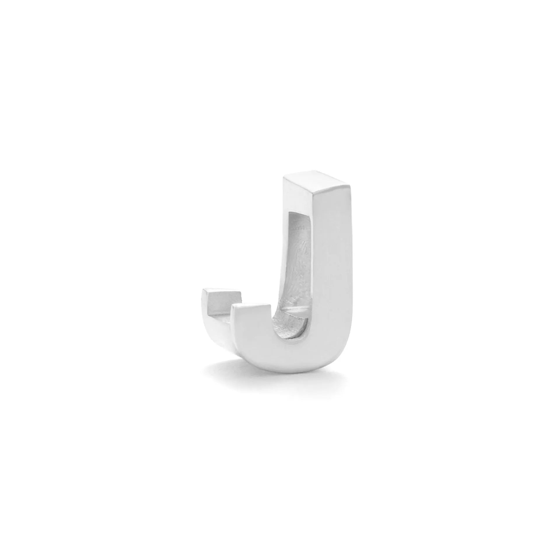 Gold electroplated titanium steel necklace with letter pendant on matching chain
