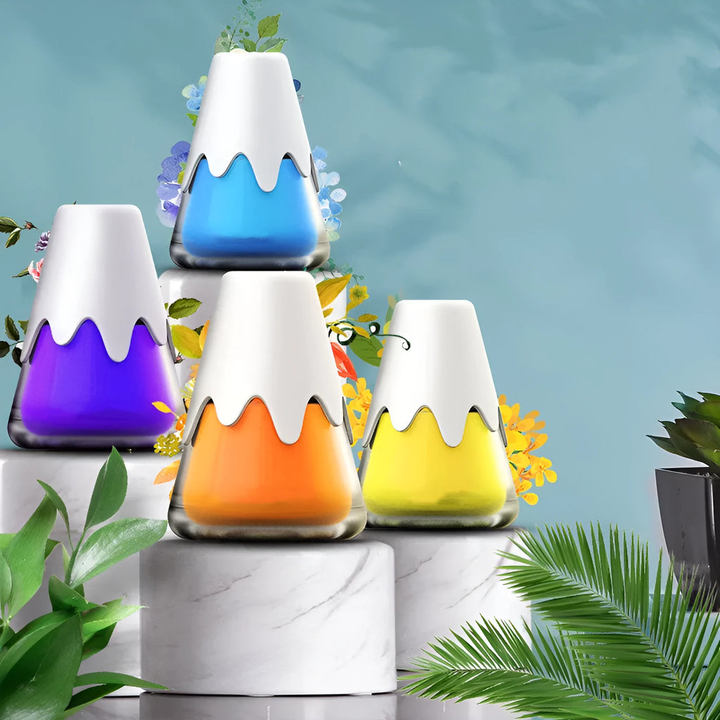 Compact glass paste car aromatherapy diffuser unit for universal vehicle installation