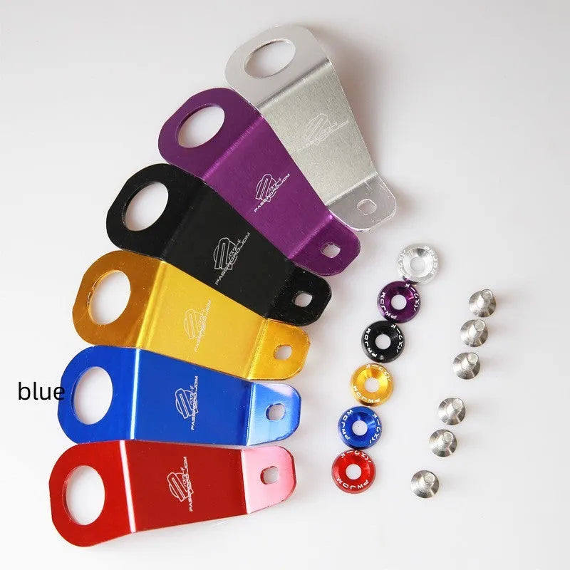 Aluminium radiator bracket for Honda Civic EG in six colour options with anodised finish