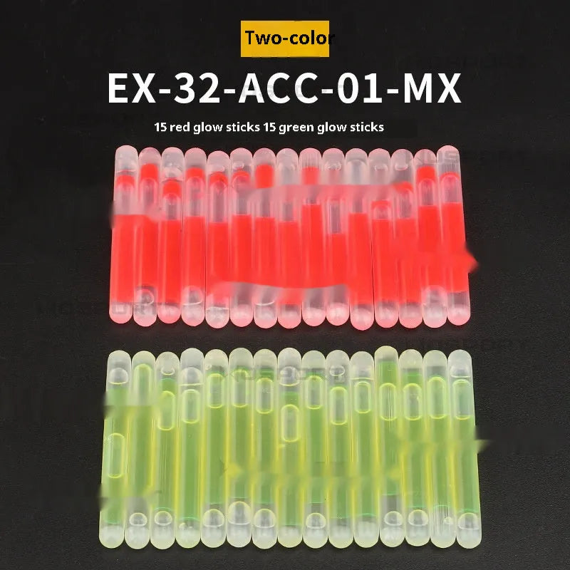 Tactical mark light stick 30-pack outdoor fixed point navigation plastic green red mixed colours