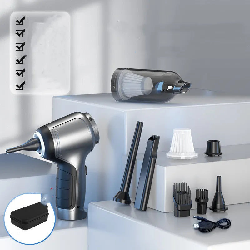 Brushless handheld vacuum cleaner with 12000Pa suction for car and home use