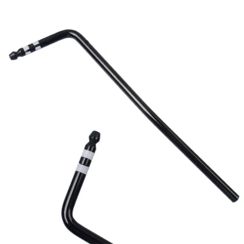 Black, gold, silver, and blue direct plug-in metal tremolo bar for electric guitar