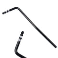 Black, gold, silver, and blue direct plug-in metal tremolo bar for electric guitar