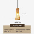 Japanese new Chinese style bamboo artwork chandelier, 220V suspension wire pendant with 17cm white or black accessory and black disc or 70cm straight plate options