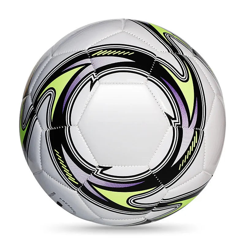 PVC football with machine-sewn seams in sizes 3, 4 and 5 for training and competition