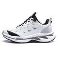 Men's low-top non-slip outdoor sneakers with mesh lining and composite sole, in white, black or green