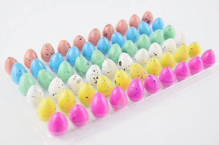 Dinosaur embryonated egg hydrophilic expansion educational toy in black crack finish, size 2x3cm, made of EVA.