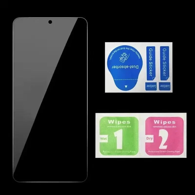 Xiaomi Poco and Redmi Note phone anti-spy privacy screen protector with 9H hardness.