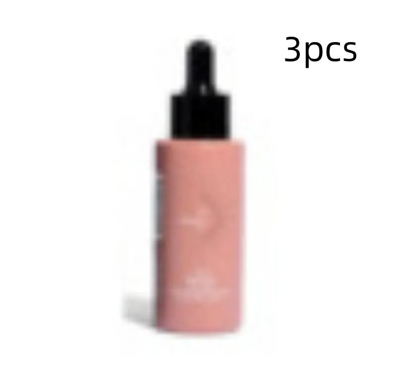 Matte sun tanning black liquid set with 50ml drops bottle and 75ml flash cream bottle.