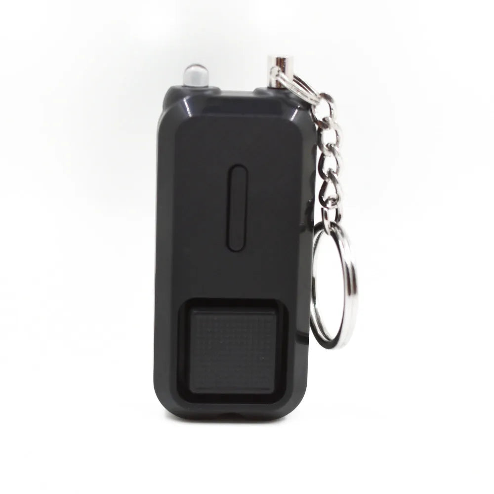 Personal safety alarm keychain in five colours with 130dB loud alert and compact design