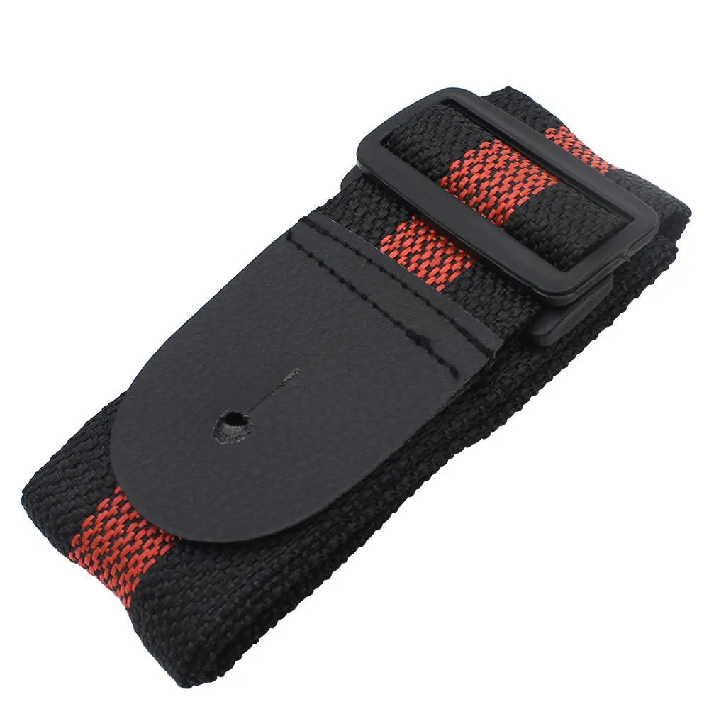 Universal woven crossbody instrument strap with quick-release clips, adjustable from 76cm to 137cm length.