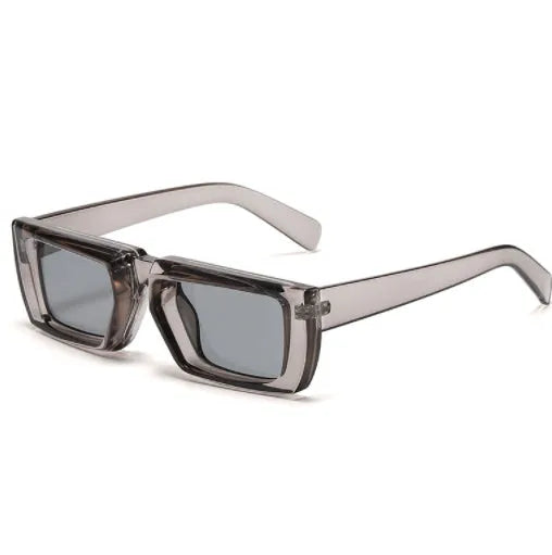 Special-shaped Y2K style sunglasses with UV400 protection in multiple frame and lens colour combinations