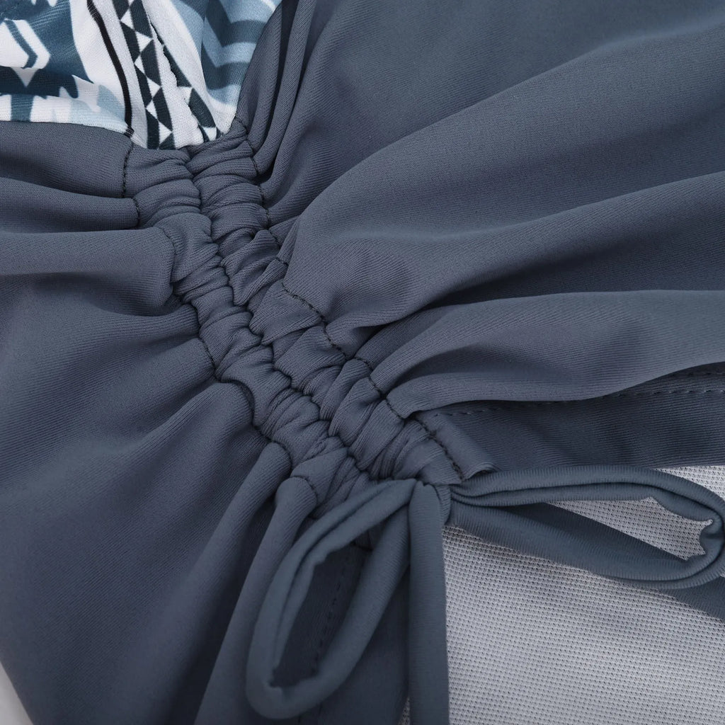 Female bikini swimsuit set in picture colour without underwire, with padded top.