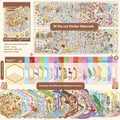 Miniature scene collection children's landscape sticker book with cartoon PET stickers and sticker collection book