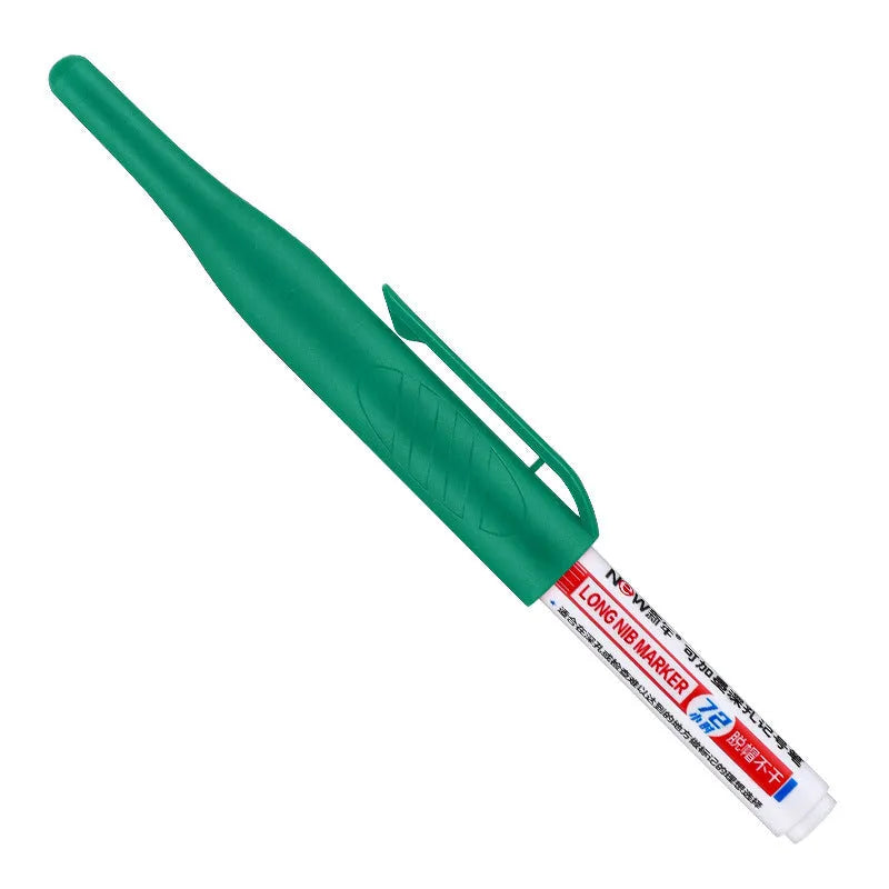 Oil-based waterproof woodworking marker pen in black, red, blue, green colours for timber marking