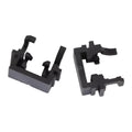 Black plastic Ford LED headlight adapter for H1 halogen to LED conversion measuring 30.7x10x26mm