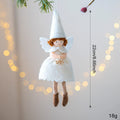 White or pink cloth Christmas felt pendant ornament for girls skirts