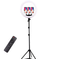 18-inch 65W multi-camera live broadcast ring light with 416 lamp beads and hot shoe port