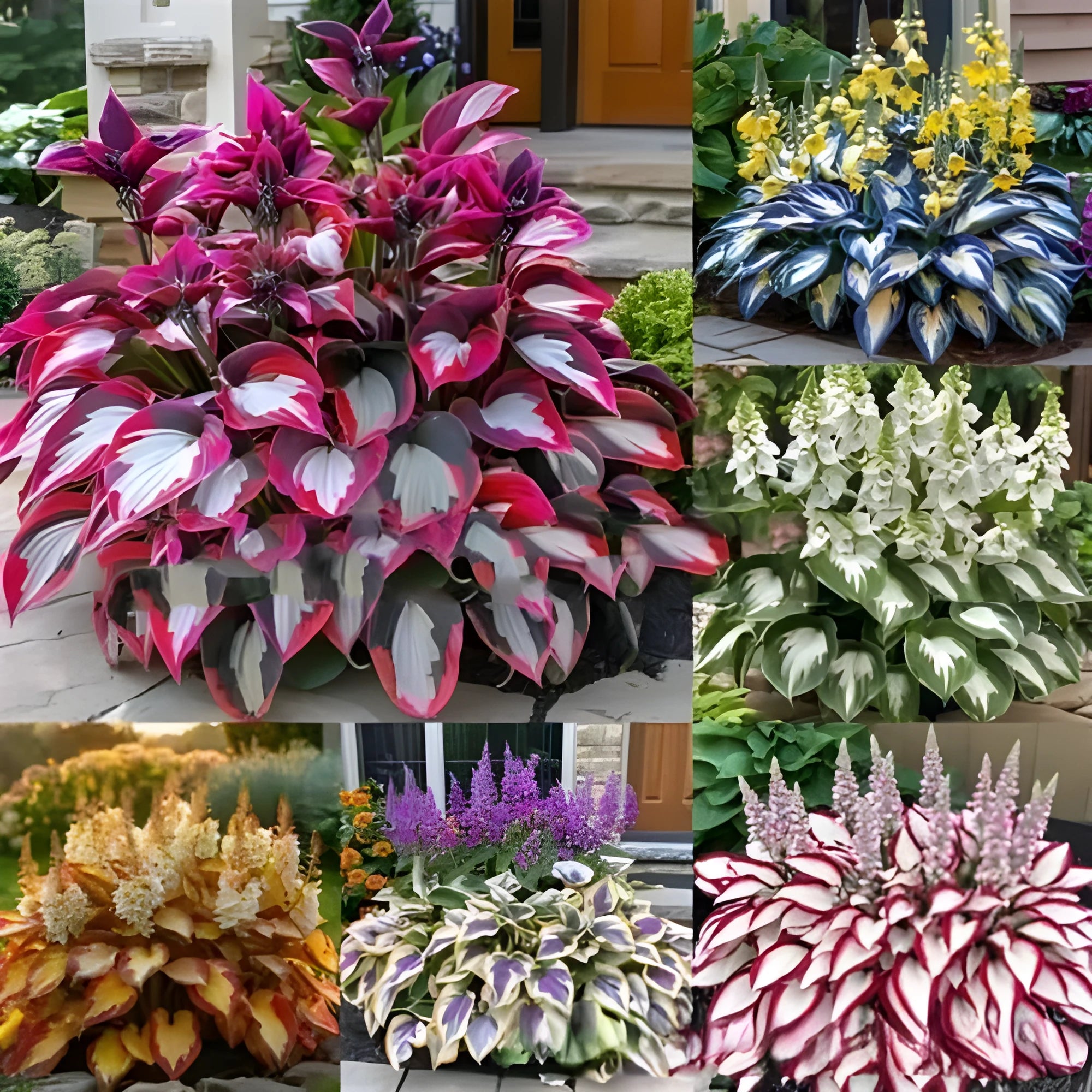 Packet of Coloured Leaves Jade Barrettes potted flower seeds containing 50 tablets.