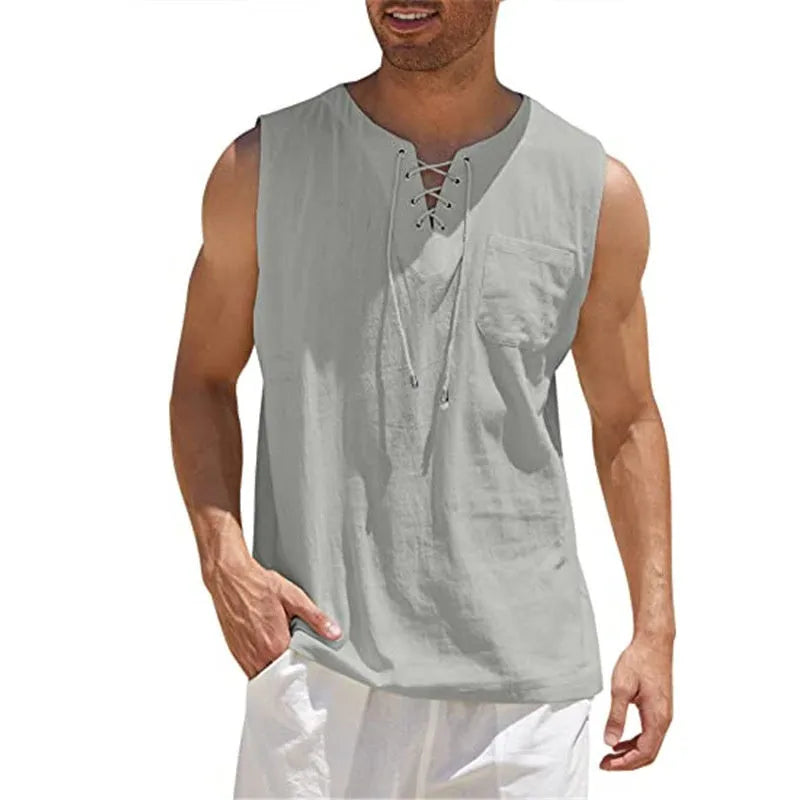Dark grey men's slim fit long sleeve pullover with a stand collar.