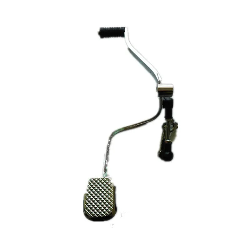 GS125 motorcycle gear lever showing 300mm length and teeth detail