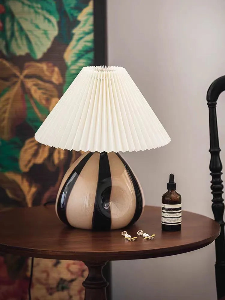 Nordic ceramic dimming table lamp with Panda design for bedside use