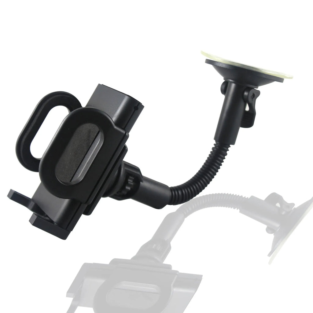 Black ABS universal car phone holder GPS navigation stand with adjustable fixture