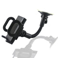 Black ABS universal car phone holder GPS navigation stand with adjustable fixture